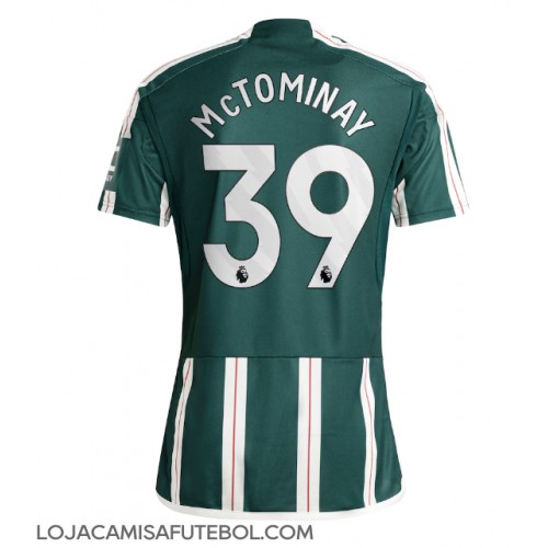 Camisa de Futebol Manchester United Scott McTominay #39 Equipamento Secundário 2023-24 Manga Curta